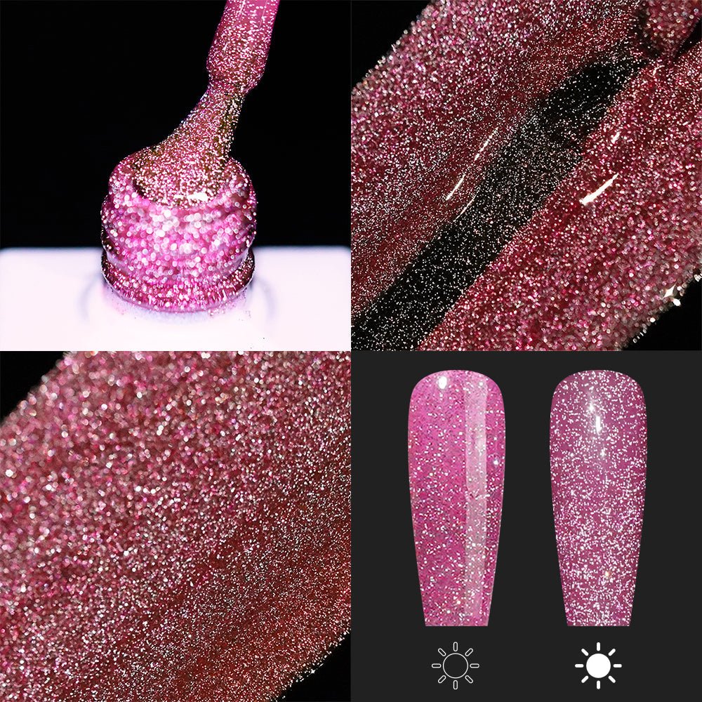 LAVIS Reflective R05 - 23 - Gel Polish 0.5 oz - Neon Lights Reflective Collection - DTK Nail Supply