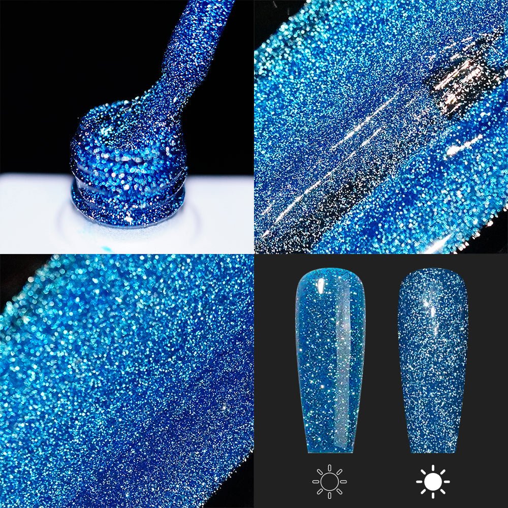 LAVIS Reflective R05 - 26 - Gel Polish 0.5 oz - Glow With The Flow Reflective Collection - DTK Nail Supply