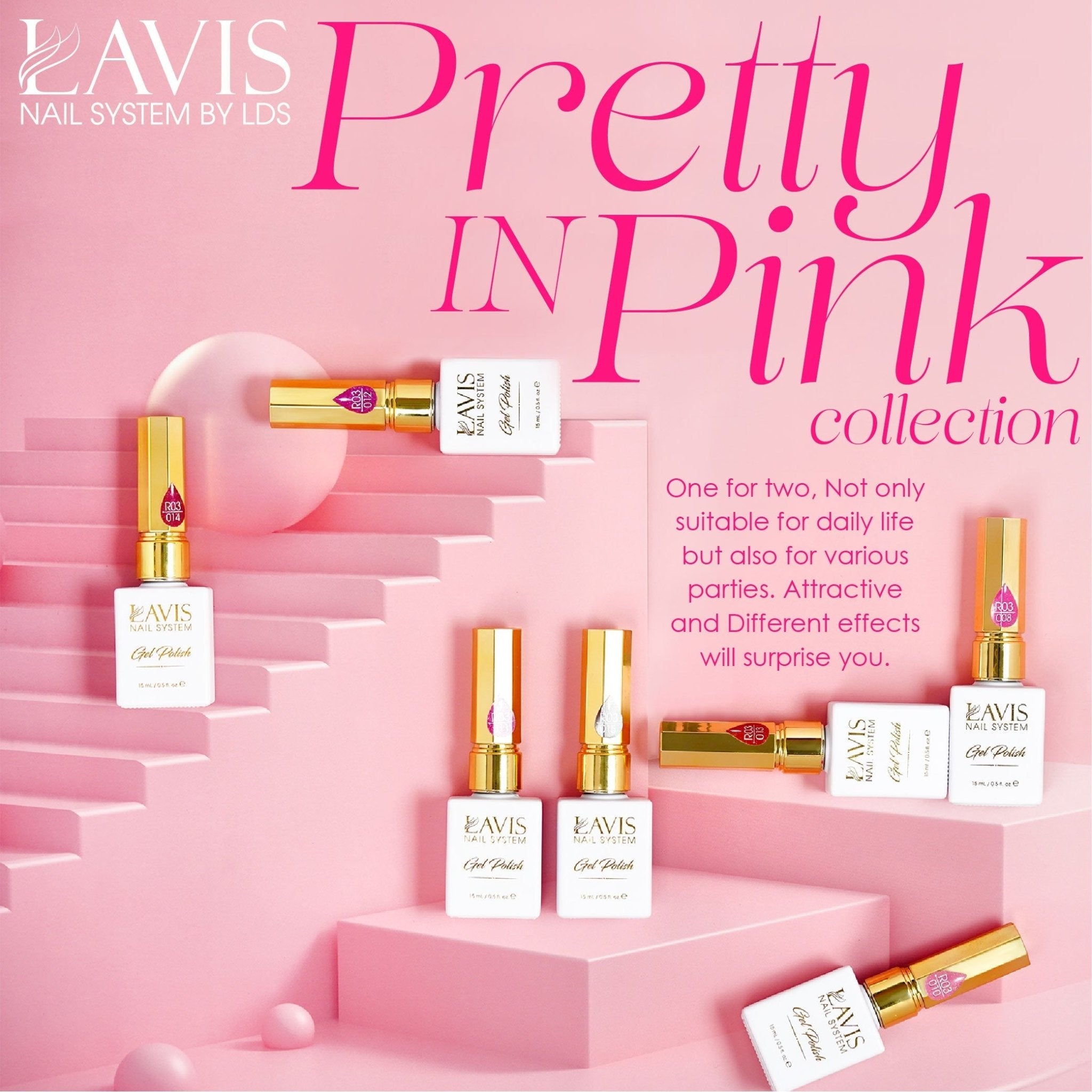 LAVIS Reflective R05 - 30 - Gel Polish 0.5 oz - Glow With The Flow Reflective Collection - DTK Nail Supply