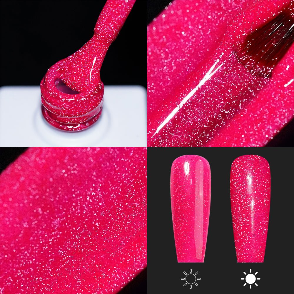 LAVIS Reflective R05 - 30 - Gel Polish 0.5 oz - Glow With The Flow Reflective Collection - DTK Nail Supply