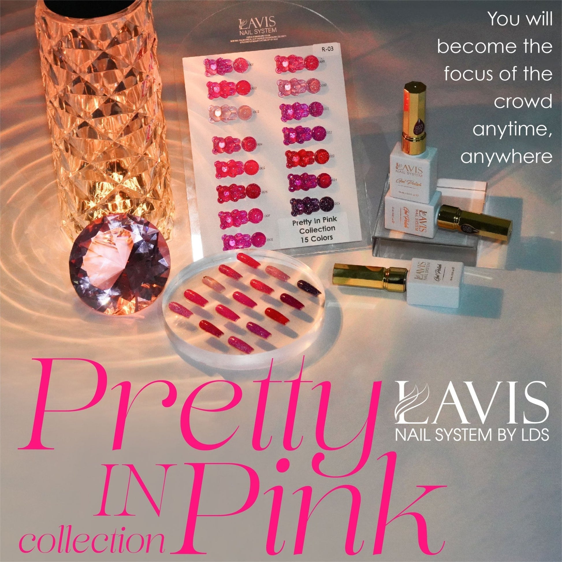 LAVIS Reflective R05 - 30 - Gel Polish 0.5 oz - Glow With The Flow Reflective Collection - DTK Nail Supply