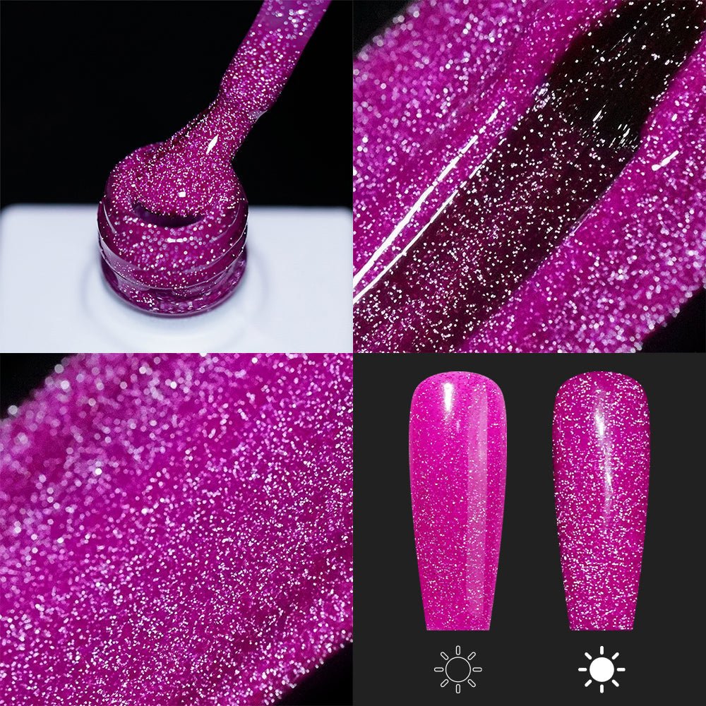 LAVIS Reflective R05 - 32 - Gel Polish 0.5 oz - Glow With The Flow Reflective Collection - DTK Nail Supply