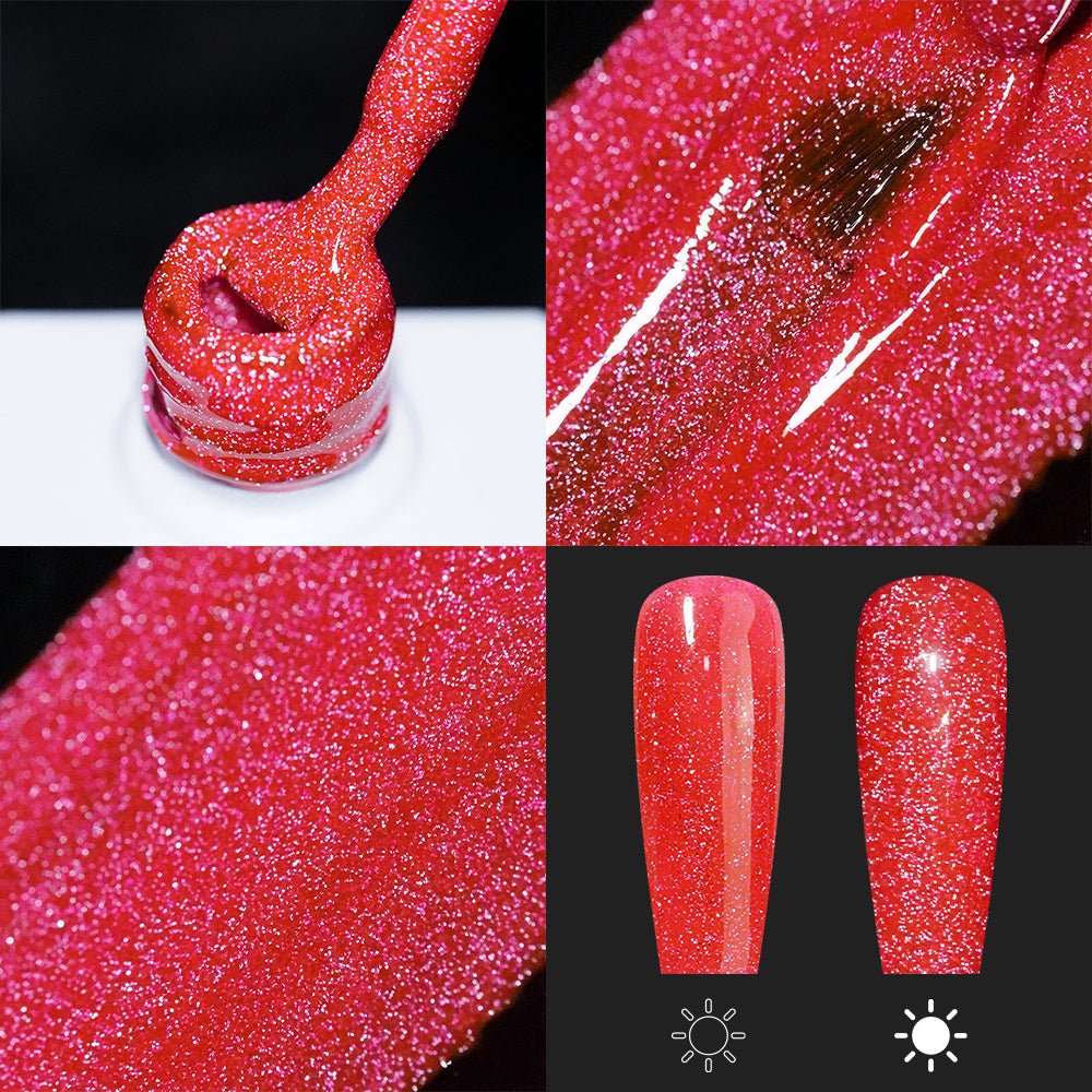 LAVIS Reflective R05 - 34 - Gel Polish 0.5 oz - Glow With The Flow Reflective Collection - DTK Nail Supply