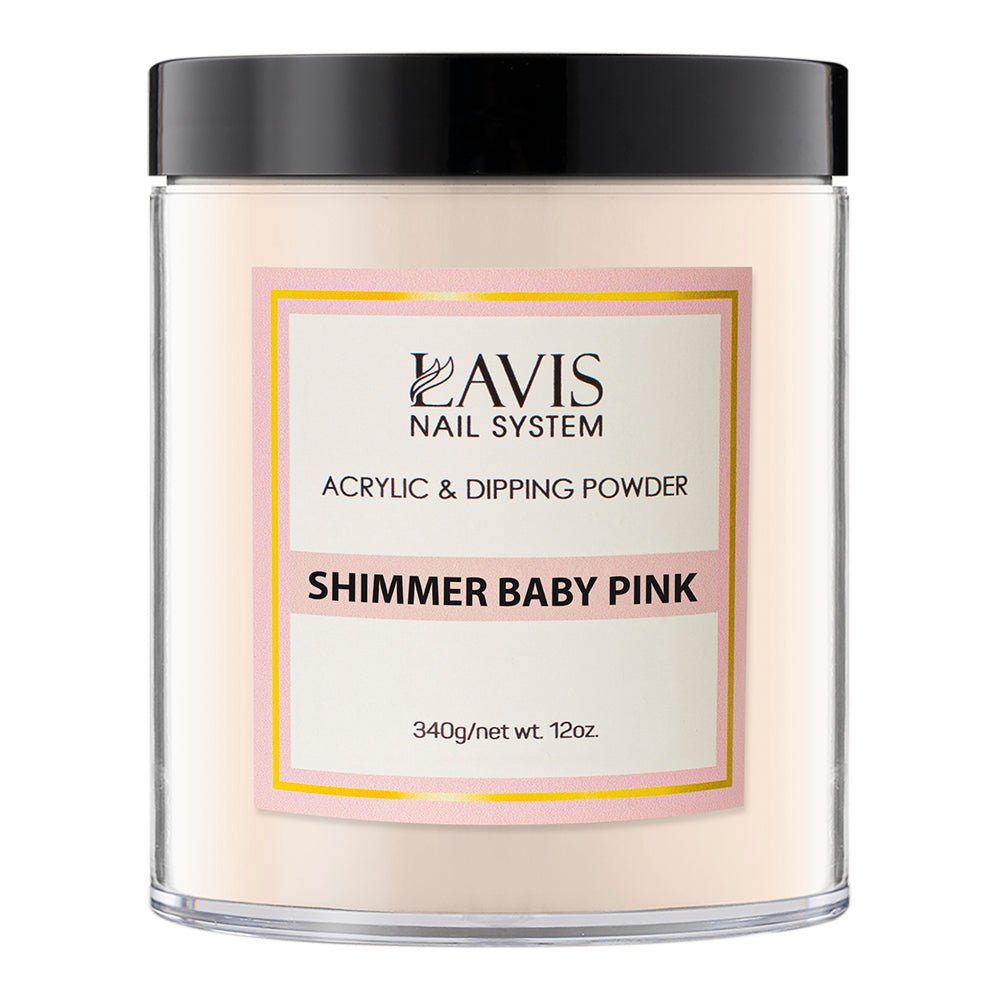 LAVIS - Shimmer Baby Pink - 12 oz - DTK Nail Supply