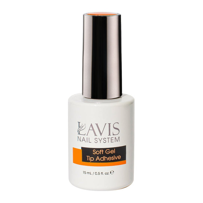 LAVIS Soft Gel Tip Adhesive - 0.5 oz - DTK Nail Supply