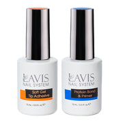 LAVIS Soft Gel Tip Adhesive - Protein Bond & Primer - 0.5 oz - DTK Nail Supply