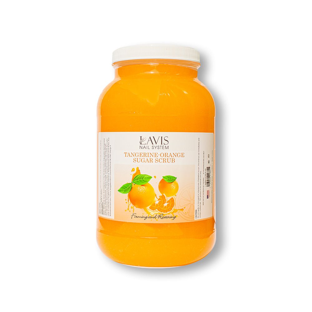 LAVIS - Tangerine Orange - Sugar Scrub for Pedicure - 1Gallon - DTK Nail Supply