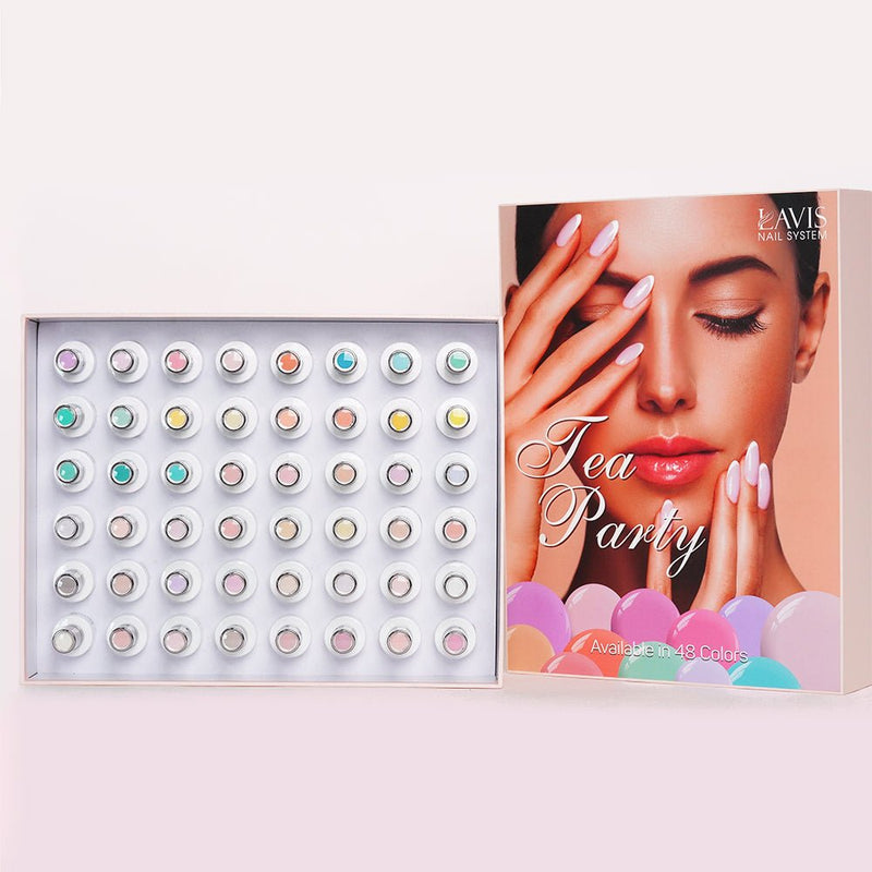 Lavis Tea Party Gel Nail Polish Collections (48 colors): 109 - 156 - DTK Nail Supply