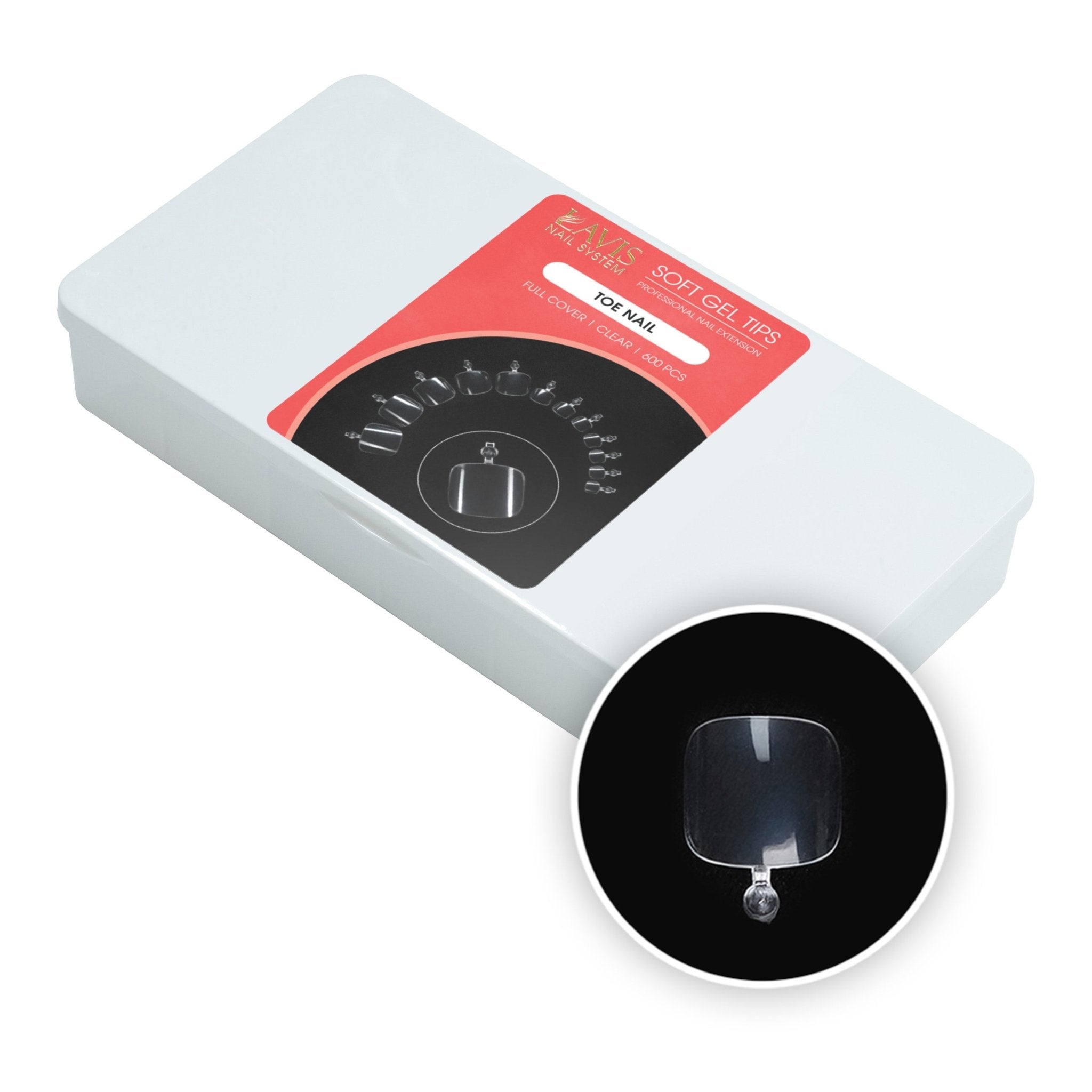 LAVIS - Toe Tips (Full Cover) - DTK Nail Supply