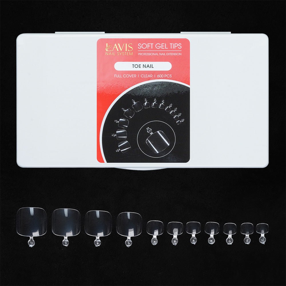 LAVIS - Toe Tips (Full Cover) - DTK Nail Supply