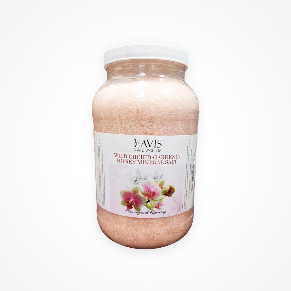 LAVIS - Wild Orchid Gardenia Honey Mineral Salt - 1Gallon - DTK Nail Supply