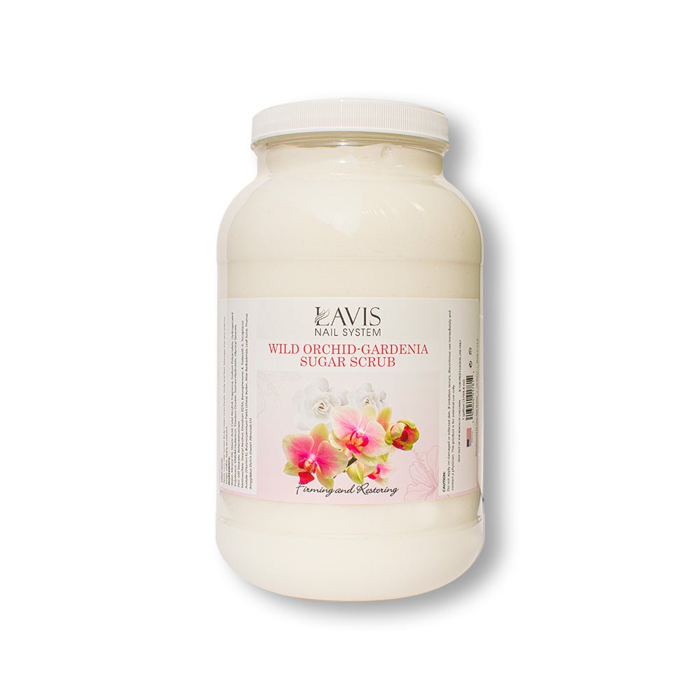 LAVIS - Wild Orchid Gardenia - Sugar Scrub for Pedicure - 1Gallon - DTK Nail Supply