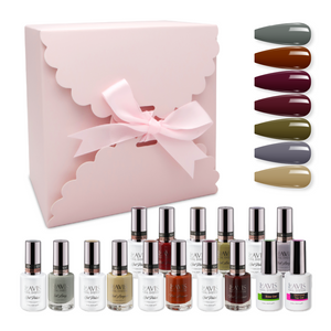  LAVIS Holiday Gift Bundle Set 16: 7 Gel & Lacquer, 1 Base Gel, 1 Top Gel - 242; 243; 244; 245; 246; 247; 248 by LAVIS NAILS sold by DTK Nail Supply