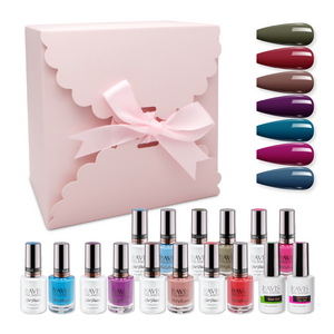  LAVIS Holiday Gift Bundle Set 20: 7 Gel & Lacquer, 1 Base Gel, 1 Top Gel - 048; 049; 050; 057; 052; 053; 054 by LAVIS NAILS sold by DTK Nail Supply