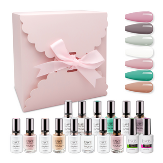  LAVIS Holiday Gift Bundle Set 5: 7 Gel & Lacquer, 1 Base Gel, 1 Top Gel - 117; 136; 153; 001; 135; 066; 140 by LAVIS NAILS sold by DTK Nail Supply