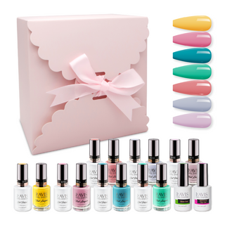  LAVIS Holiday Gift Bundle Set 9: 7 Gel & Lacquer, 1 Base Gel, 1 Top Gel - 154; 148; 177; 143; 151; 155; 133 by LAVIS NAILS sold by DTK Nail Supply