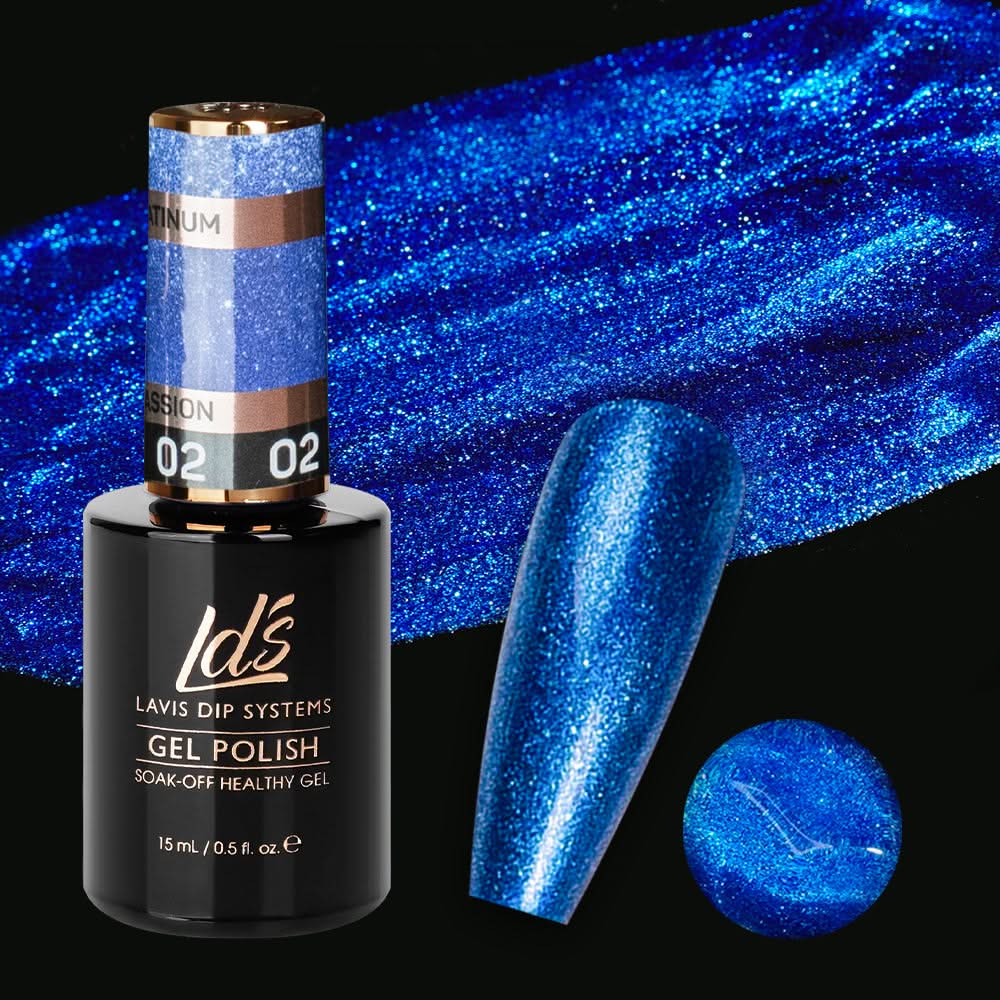 LDS 02 Passion - Gel Polish 0.5 oz - Platinum Collection - DTK Nail Supply