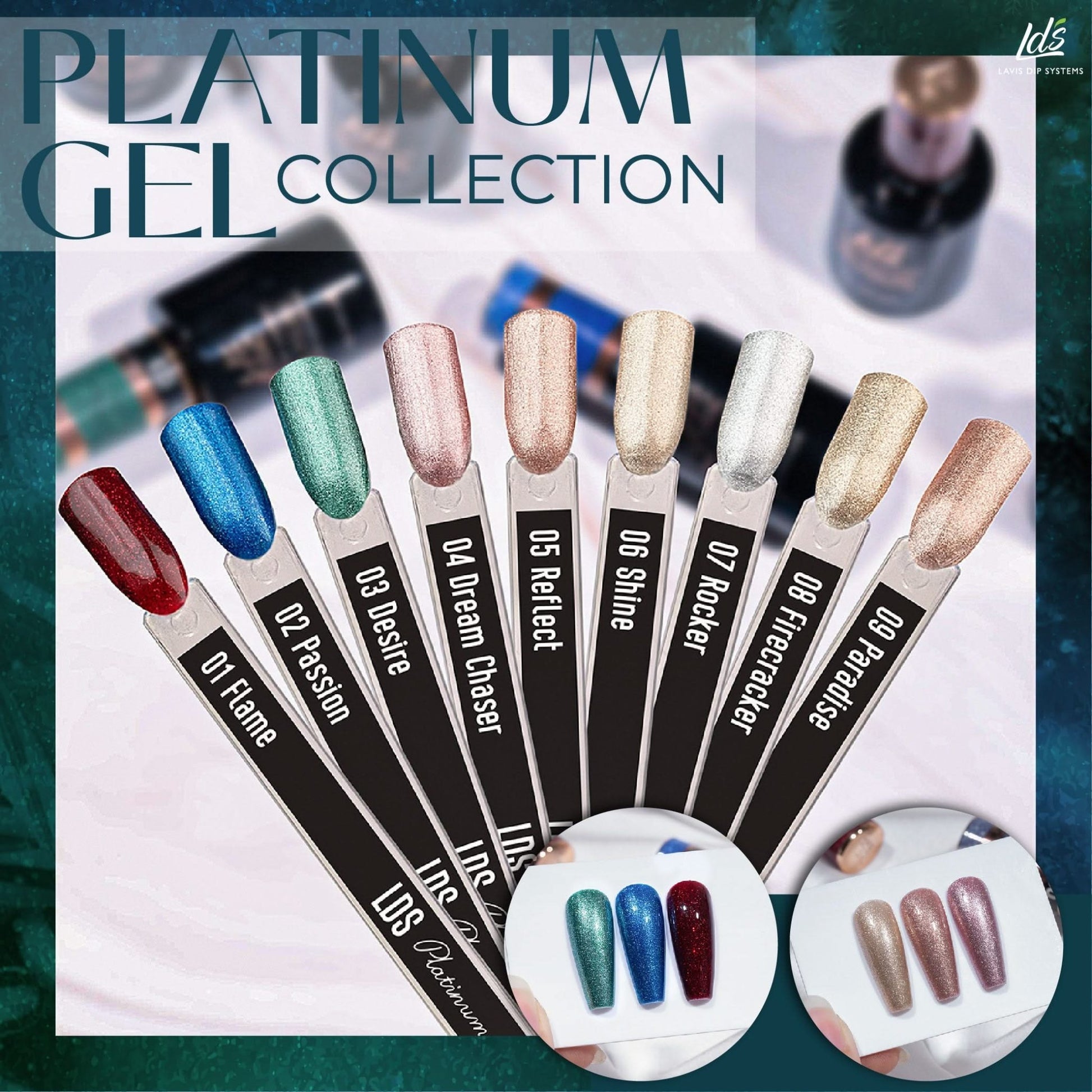 LDS 02 Passion - Gel Polish 0.5 oz - Platinum Collection - DTK Nail Supply
