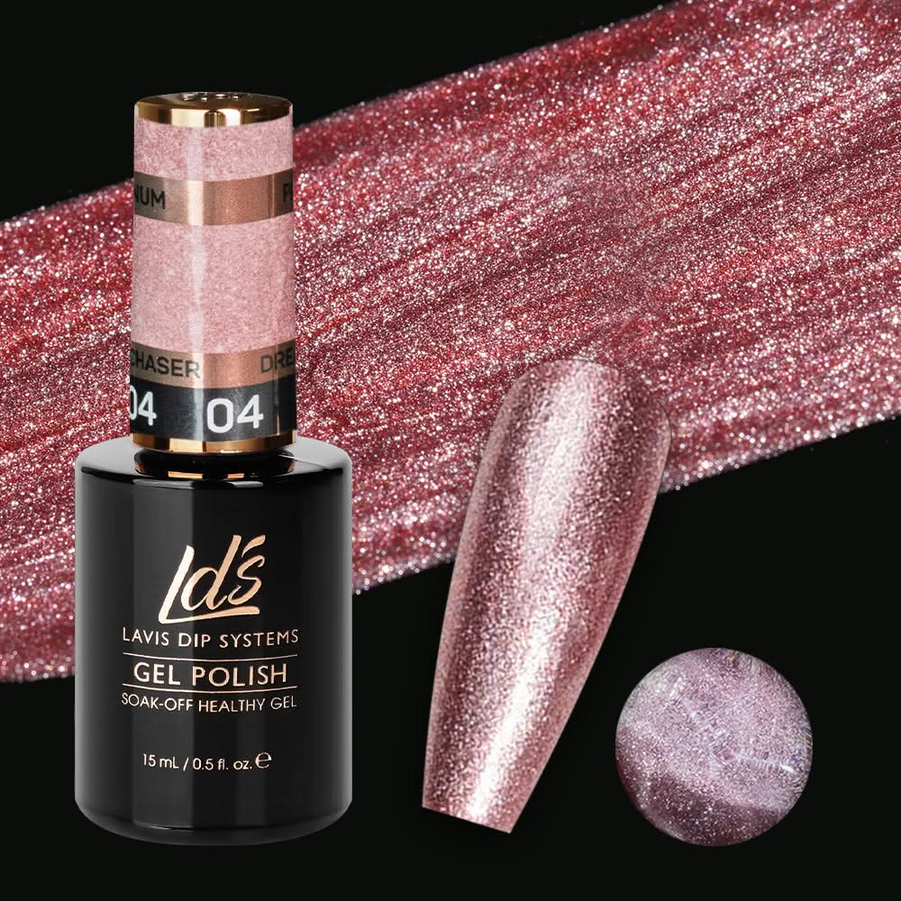 LDS 04 Dream Chaser - Gel Polish 0.5 oz - Platinum Collection - DTK Nail Supply