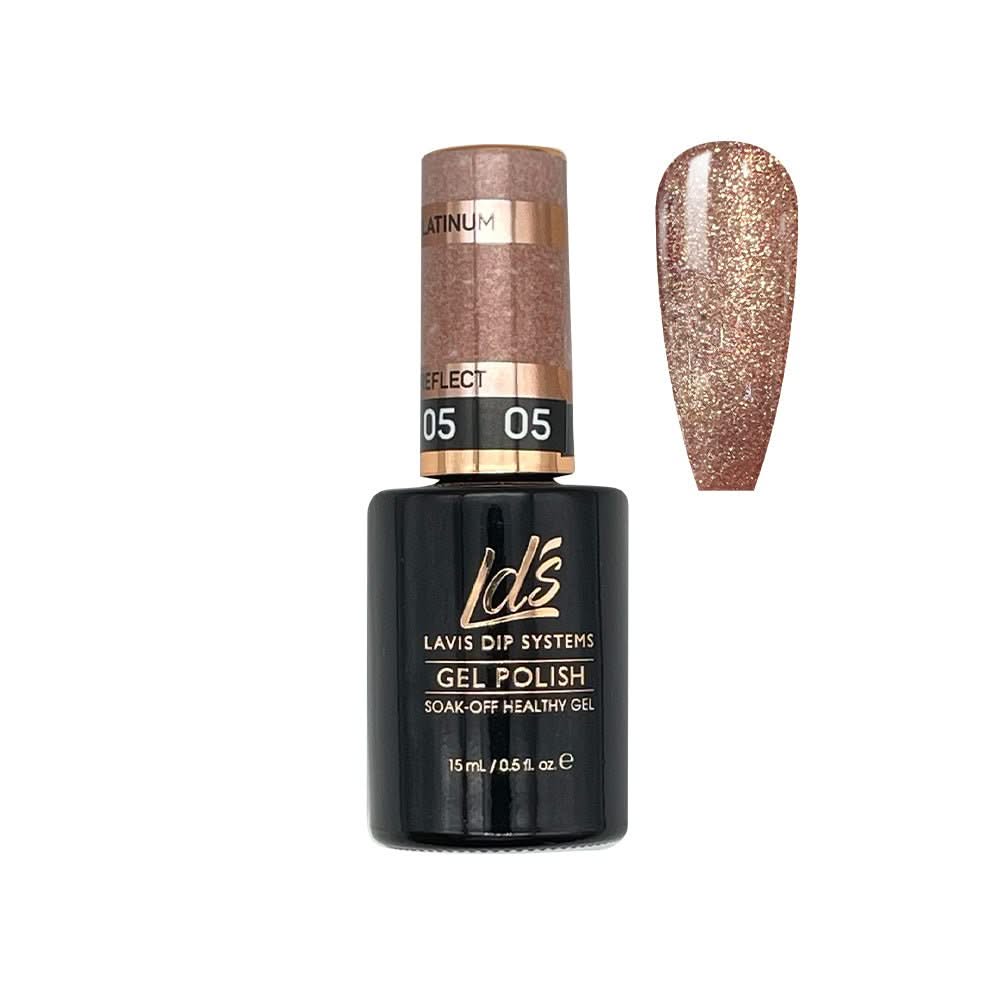 LDS 05 Reflect - Gel Polish 0.5 oz - Platinum Collection - DTK Nail Supply