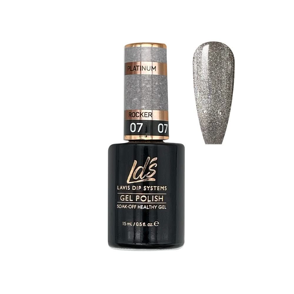 LDS 07 Rocker - Gel Polish 0.5 oz - Platinum Collection - DTK Nail Supply