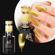 LDS 09 Moon Light - Gel Polish 0.5 oz - Ice Crystal Cat Eyes - DTK Nail Supply