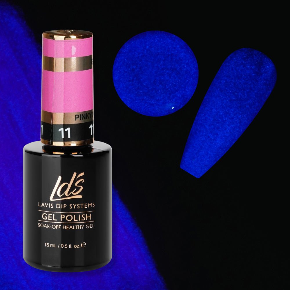 LDS 11 Pinky Pink - Gel Polish 0.5 oz - Glow In The Dark - DTK Nail Supply