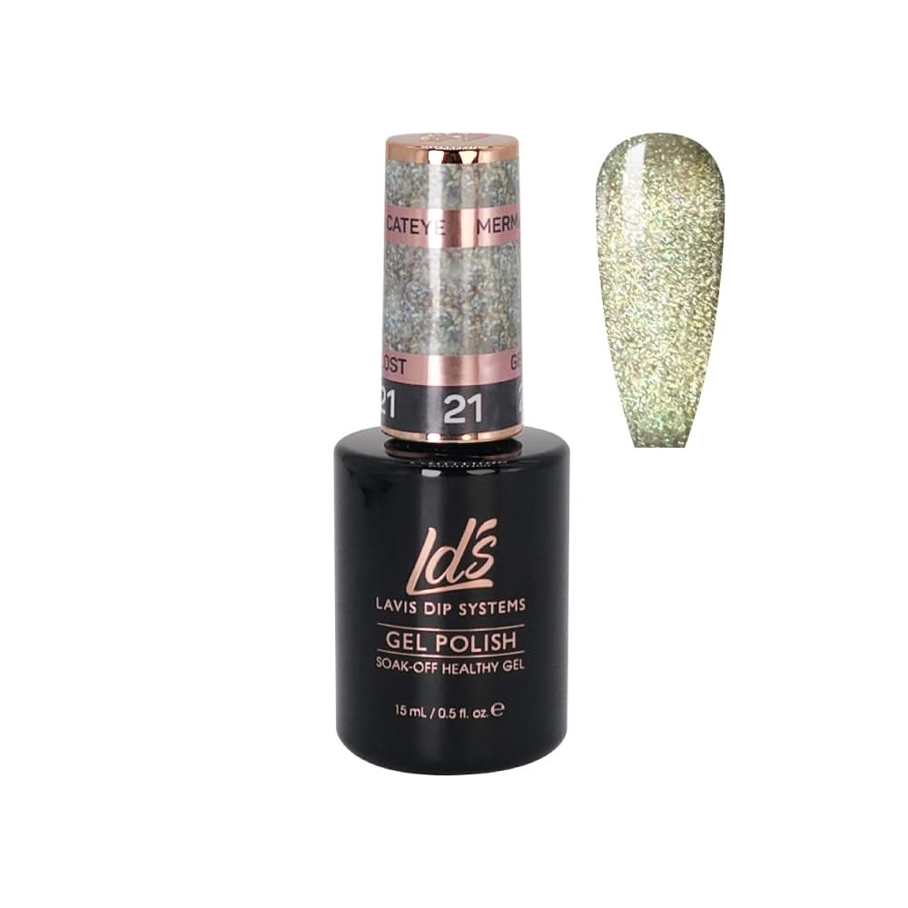 LDS 21 Get Lost - Gel Polish 0.5 oz - Mermaid Cat Eyes Collection - DTK Nail Supply