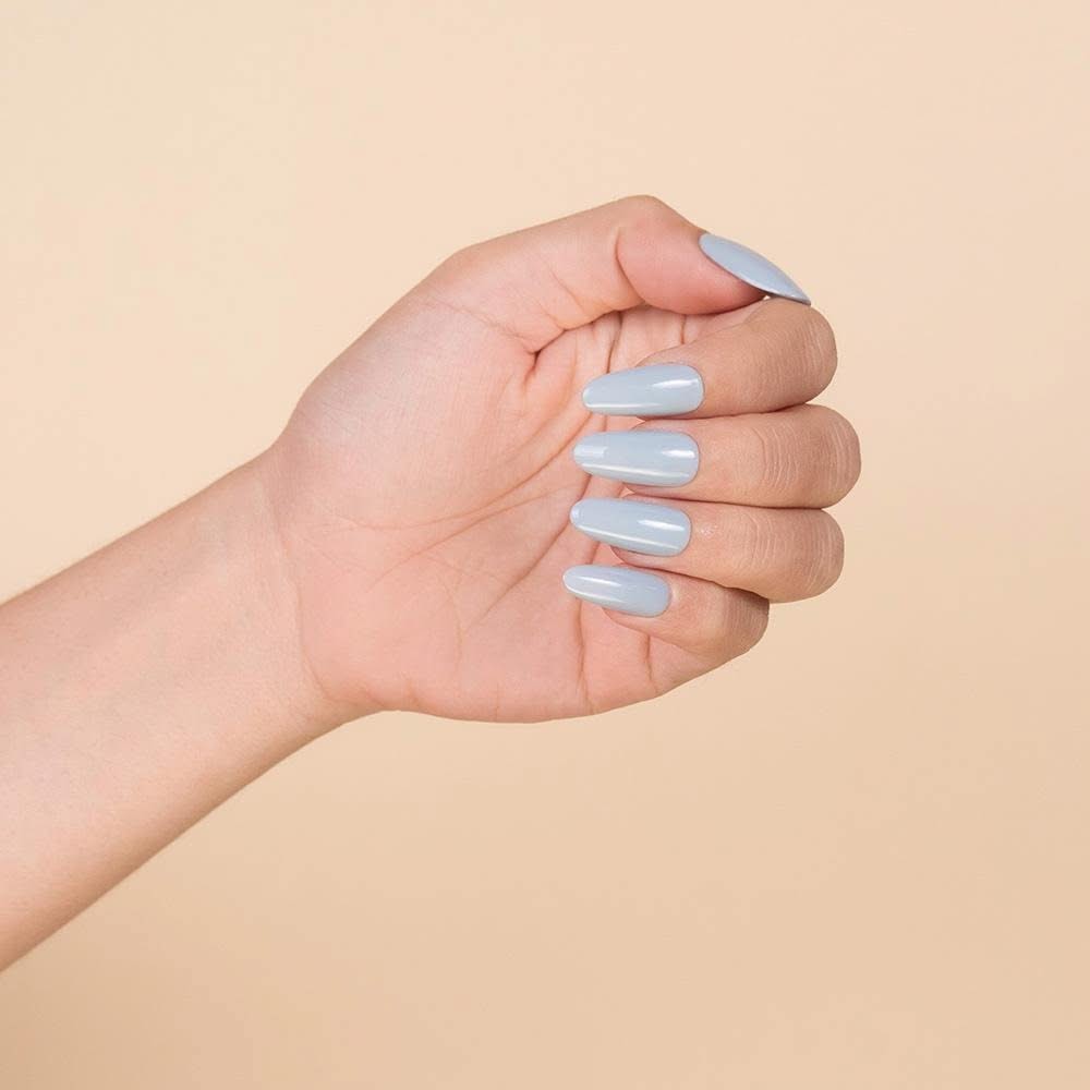 LDS 3 in 1 - 009 Smoke Blue - Dip, Gel & Lacquer Matching - DTK Nail Supply