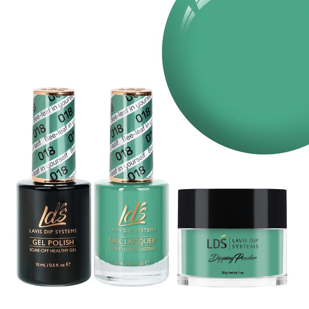 LDS 3 in 1 - 018 Bee - Leaf In Yourself - Dip, Gel & Lacquer Matching - DTK Nail Supply