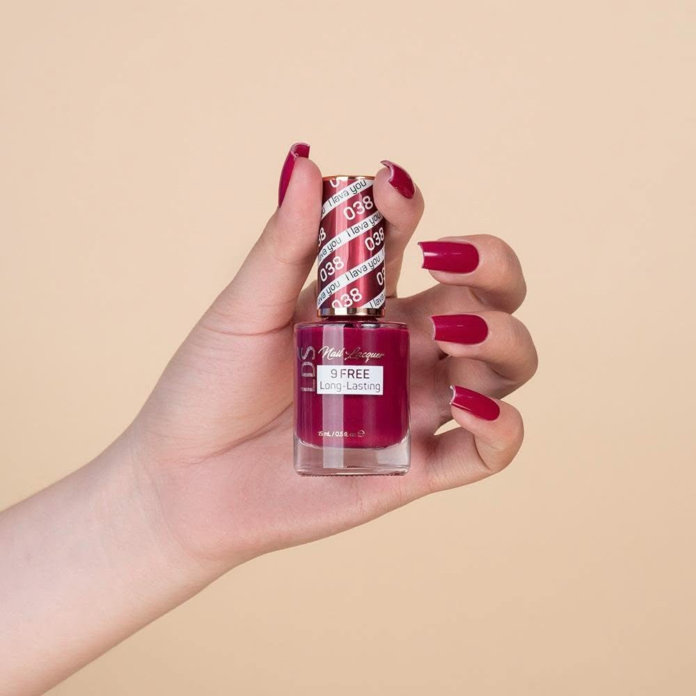 LDS 3 in 1 - 038 I Lava You - Dip, Gel & Lacquer Matching - DTK Nail Supply