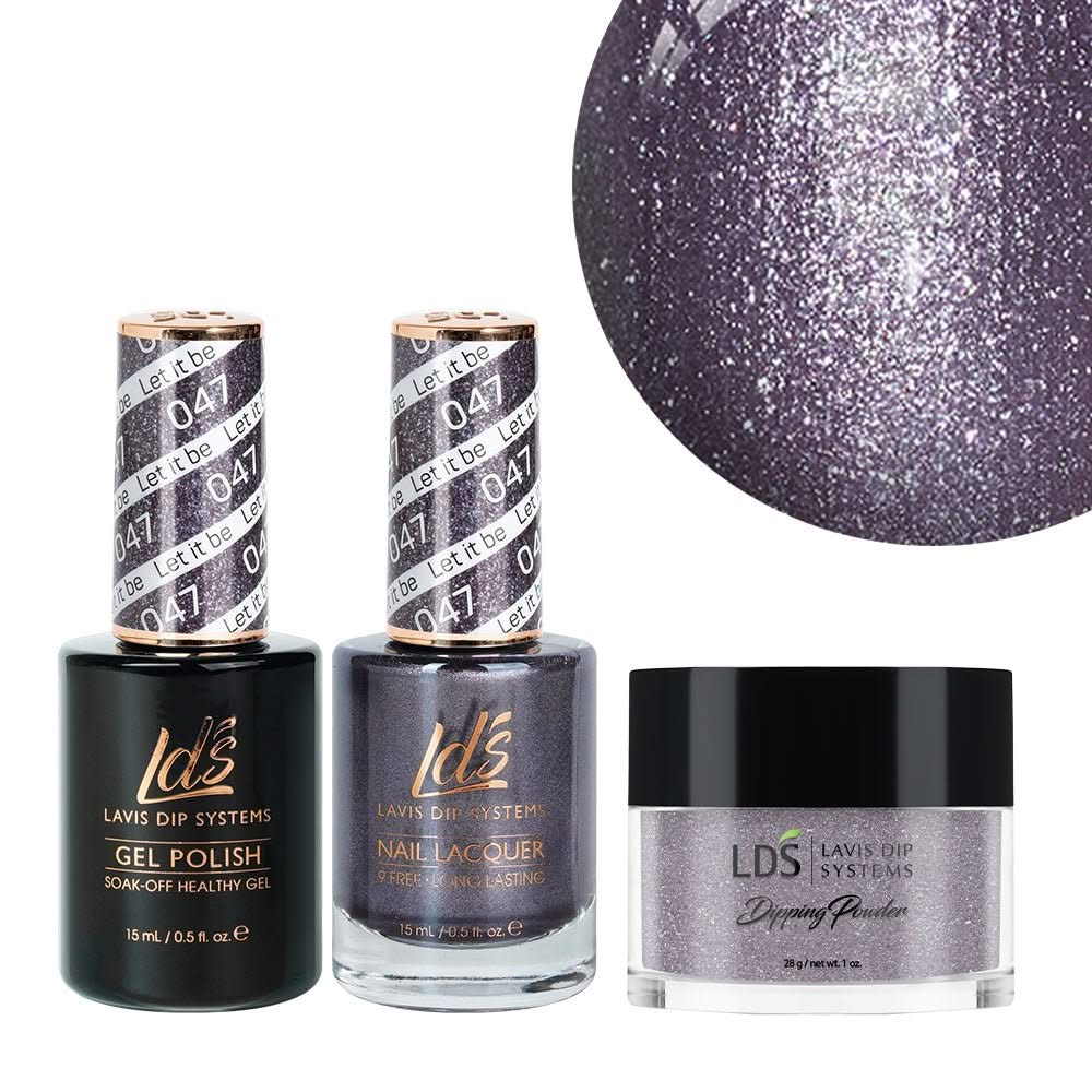 LDS 3 in 1 - 047 Let It Be - Dip, Gel & Lacquer Matching - DTK Nail Supply
