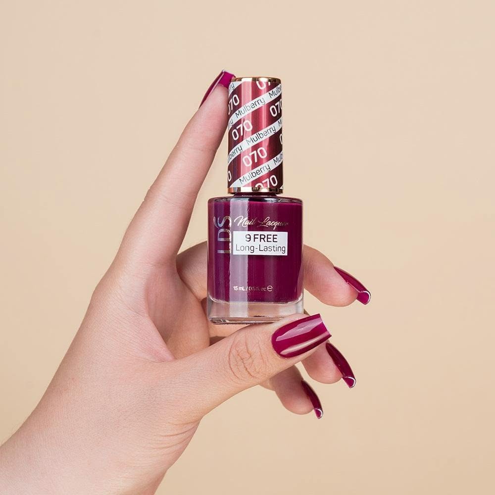 LDS 3 in 1 - 070 Mulberry - Dip, Gel & Lacquer Matching - DTK Nail Supply