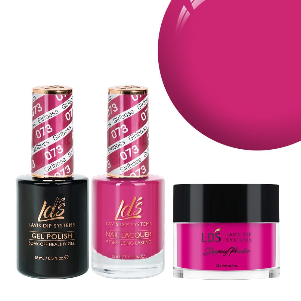 LDS 3 in 1 - 073 Girlboss - Dip, Gel & Lacquer Matching - DTK Nail Supply