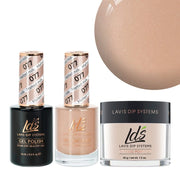 LDS 3 in 1 - 077 Malted Milk - Dip, Gel & Lacquer Matching - DTK Nail Supply