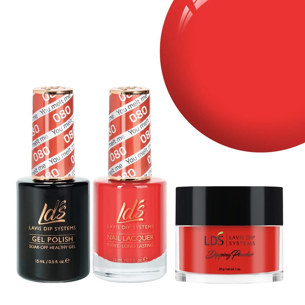 LDS 3 in 1 - 080 You Melt Me - Dip, Gel & Lacquer Matching - DTK Nail Supply