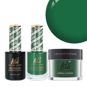 LDS 3 in 1 - 092 Olive Garden - Dip, Gel & Lacquer Matching - DTK Nail Supply