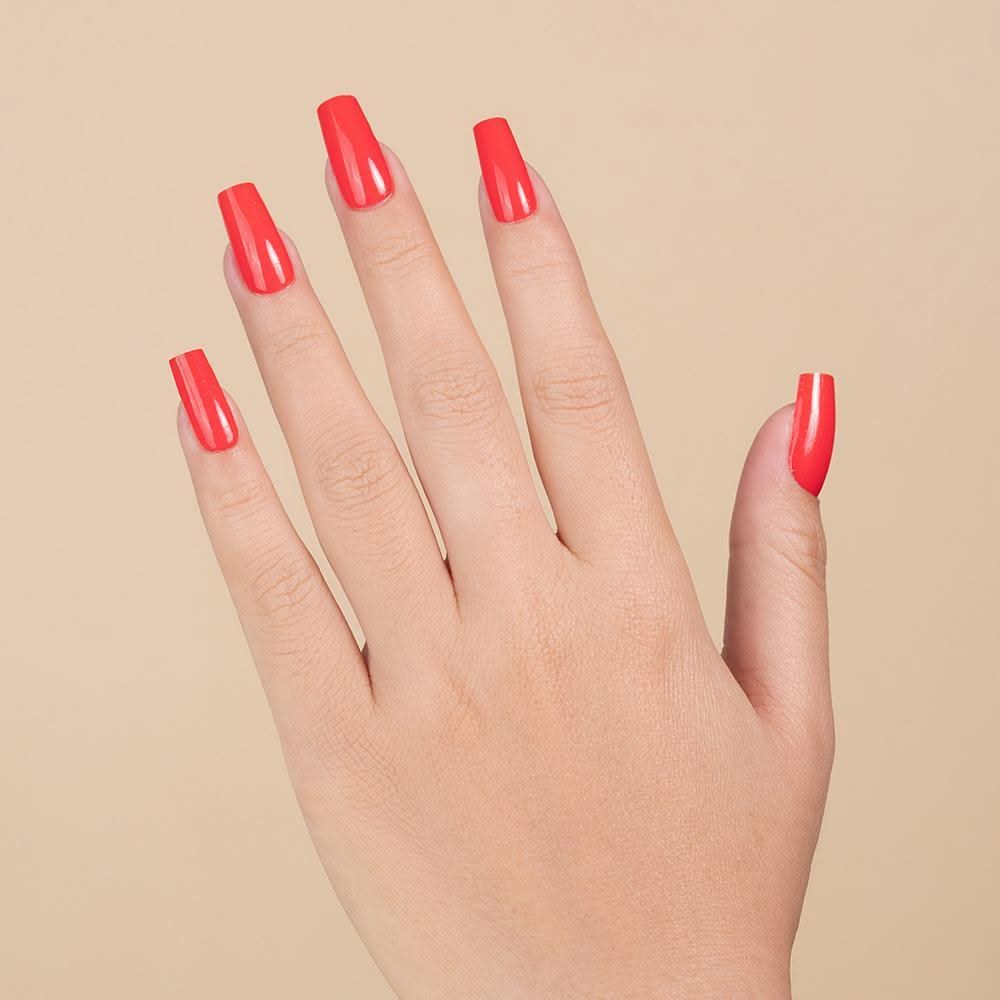 LDS 3 in 1 - 098 Deliciously Orange - Dip, Gel & Lacquer Matching - DTK Nail Supply