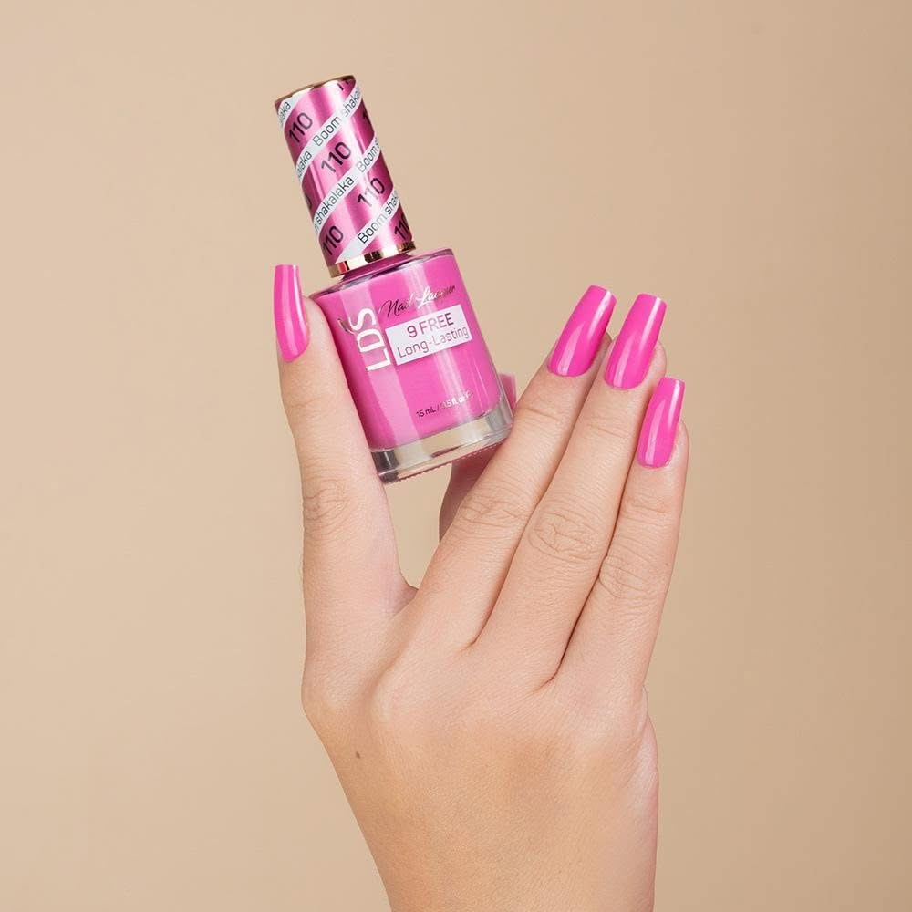 LDS 3 in 1 - 110 Boom Shakalaka - Dip, Gel & Lacquer Matching - DTK Nail Supply