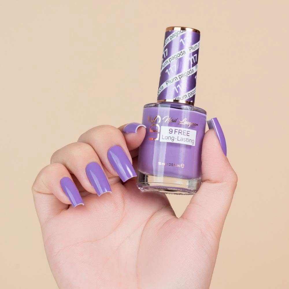 LDS 3 in 1 - 117 Plum Pagoda - Dip, Gel & Lacquer Matching - DTK Nail Supply