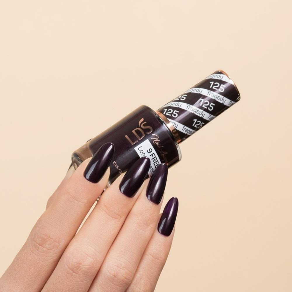 LDS 3 in 1 - 125 Tragedy - Dip, Gel & Lacquer Matching - DTK Nail Supply