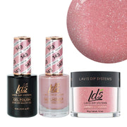 LDS 3 in 1 - 143 Crème De La Crème - Dip, Gel & Lacquer Matching - DTK Nail Supply