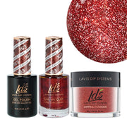 LDS 3 in 1 - 163 A Thousand Kisses - Dip, Gel & Lacquer Matching - DTK Nail Supply
