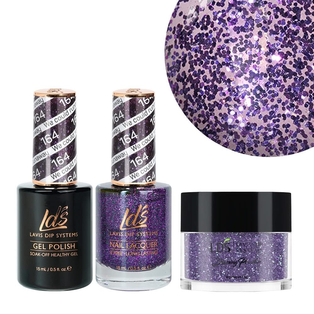 LDS 3 in 1 - 164 We Could Runaway - Dip, Gel & Lacquer Matching - DTK Nail Supply