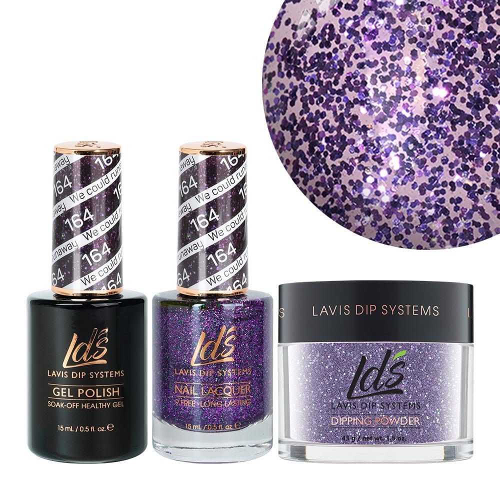 LDS 3 in 1 - 164 We Could Runaway - Dip, Gel & Lacquer Matching - DTK Nail Supply