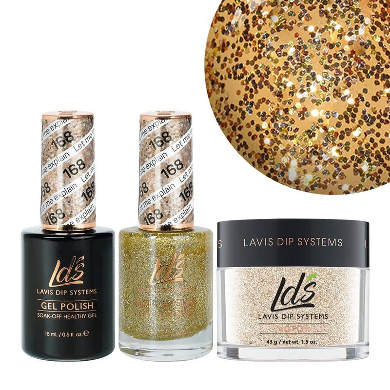 LDS 3 in 1 - 168 Let Me Explain - Dip, Gel & Lacquer Matching - DTK Nail Supply