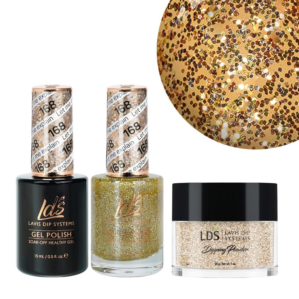 LDS 3 in 1 - 168 Let Me Explain - Dip, Gel & Lacquer Matching - DTK Nail Supply