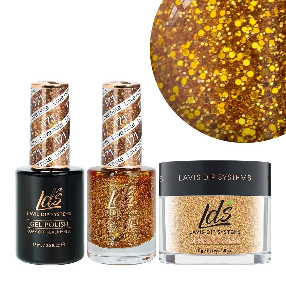 LDS 3 in 1 - 171 Love Note - Dip, Gel & Lacquer Matching - DTK Nail Supply
