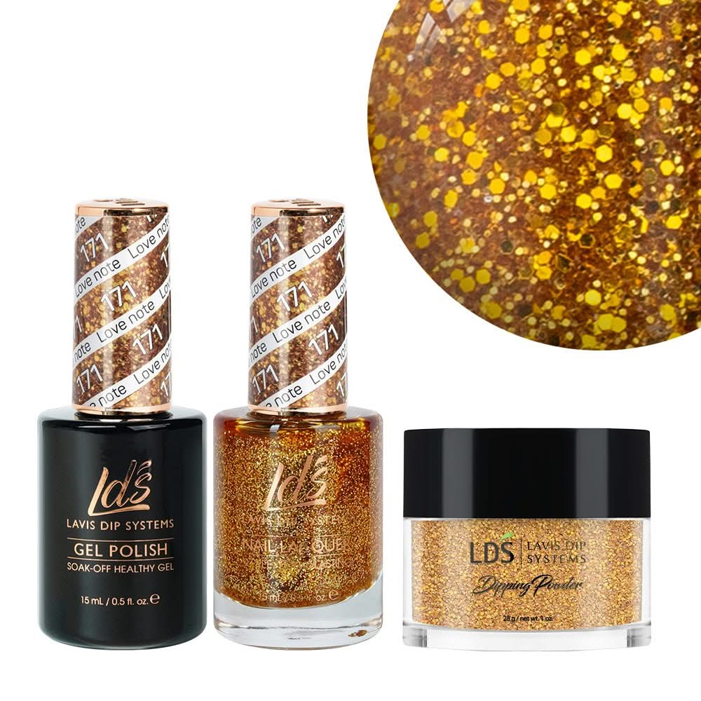 LDS 3 in 1 - 171 Love Note - Dip, Gel & Lacquer Matching - DTK Nail Supply