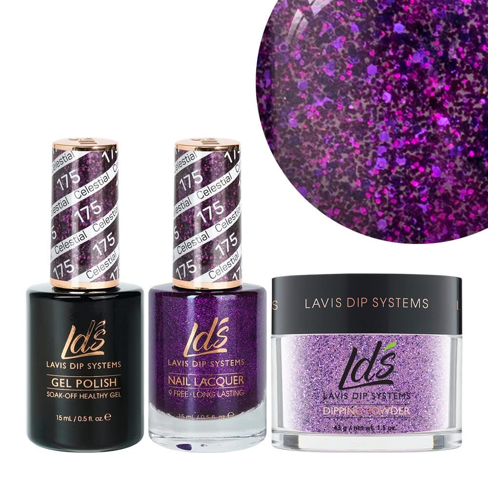 LDS 3 in 1 - 175 Celestial - Dip, Gel & Lacquer Matching - DTK Nail Supply